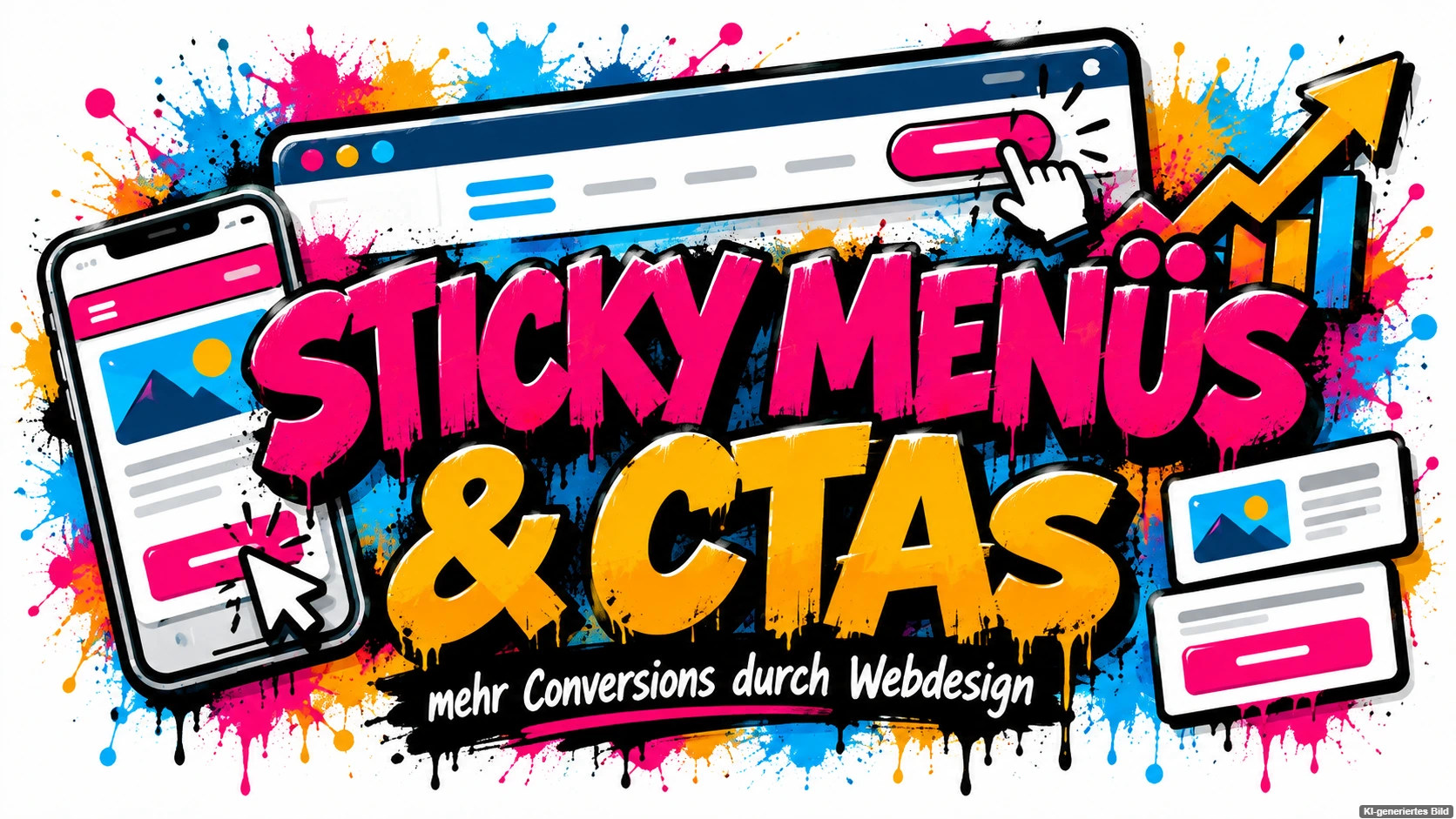 Sticky-Menüs und CTAs: Warum gutes Webdesign mehr Besucher zu Kunden macht